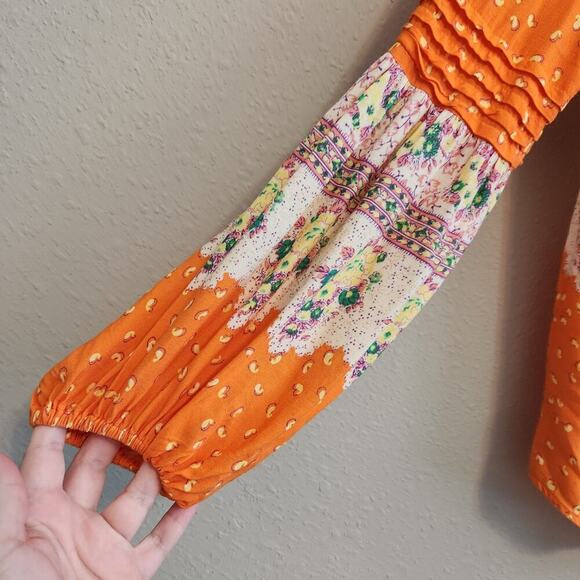 Maeve by Anthropologie‎ Ceresco Peasant Long Sleeve Top Size XS - Picture 5 of 13